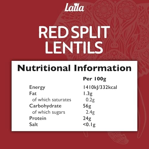Laila - Red Split Lentils 2kg