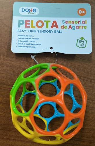 DOHE Educa Sensory Ball for Babies - Easy Grip, Soft & Lightweight Developmental Toy 6