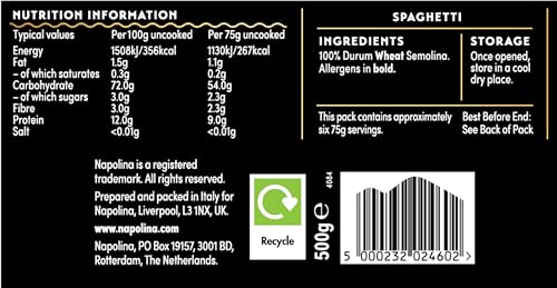 Napolina Spaghetti 500 g 5