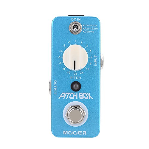MOOER Pitch Box Pitch Shifter Harmonizer Pedal MPS1 – Blaues Gitarreneffektpedal 5