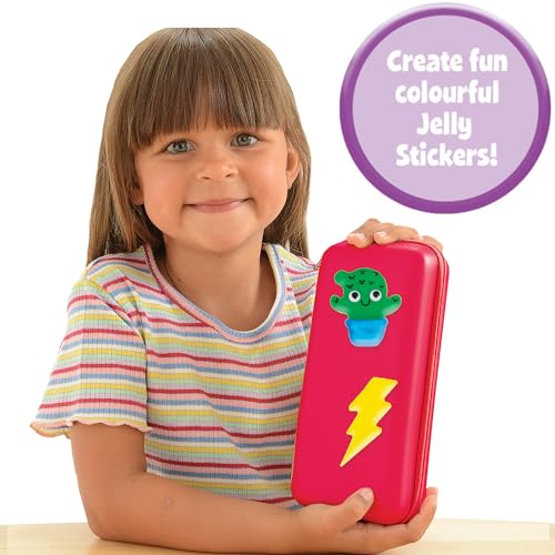Galt Jelly Stickers Craft Kit - Kids Make Their Own Colourful Stickers with Googly Eyes 6