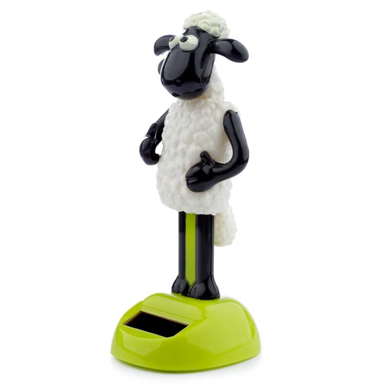 Puckator Shaun The Sheep Solar Powered Pal - Dancing Figure, 13cm Height