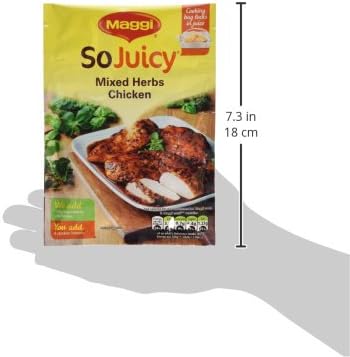 MAGGI So Juicy Mixed Herbs Chicken Seasoning with Cooking Bag, 30g