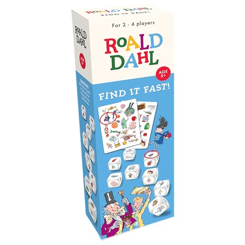 Paul Lamond Roald Dahl Find It Fast Matching Card Game | Ages 5+ | 2-4 Players | Quick-Paced
