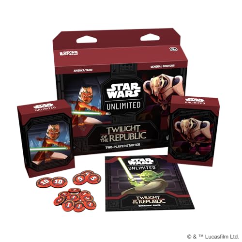 Fantasy Flight Games Star Wars: Unlimited Twilight of the Republic Two-Player Starter Set (FFGSWH0303) 3