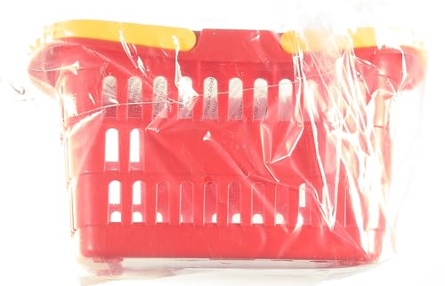 Theo Klein Pretend Play Shopping Basket for Kids - Durable Plastic Toy Grocery Bag with Handle, Multicolored 10