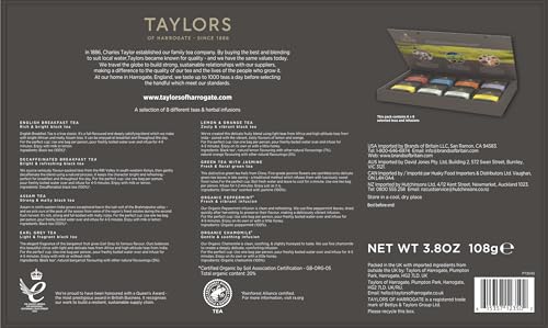 Taylors of Harrogate Assorted Speciality Teas Selection Gift Box - 8 Flavour Variety Pack 5