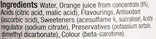 Morrisons No Added Sugar Fruit Burst Orange Juice Drink, 4 x 250ml 4
