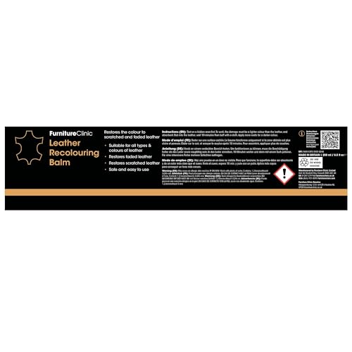 Furniture Clinic Leather Recolouring Balm - Maroon Shade for Sofas, Car Seats, Shoes & Clothing 13