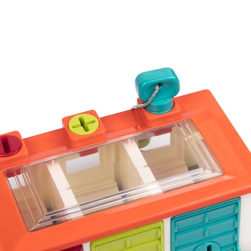 Battat 3 Car Garage Shape Sorter Toy - Educational Playset for Toddlers 12 Months & Up 14