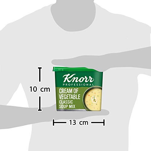 Knorr Classic Cream of Vegetable Soup Mix, 25 Portions (4.25L) - Vegetarian, No Artificial Preservatives 3