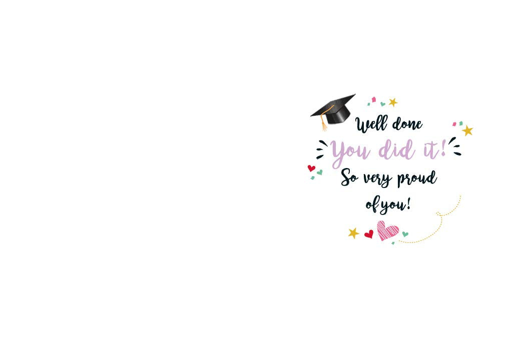 Piccadilly Greetings A11742 Graduation Granddaughter Birthday Card | 8 x 6 Inches | Violet 2