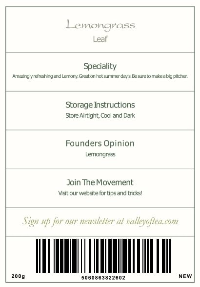 Zitronengras Bio Kräutertee - Zitronige Süße - Zitronengras aus Asien