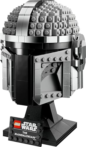 LEGO 75328 Star Wars The Mandalorian Helmet Buildable Model Kit - Collectible Display for Adults 9