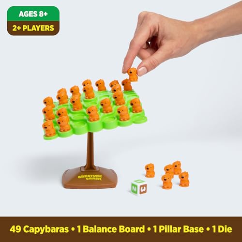 WHAT DO YOU MEME? Creature Crash Balancing Game | 2+ Players | Multicolor Plastic 4
