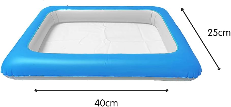 Zimpli Kids Inflatable Play Tray - Spacious Sensory Activity Table for Kids 3+