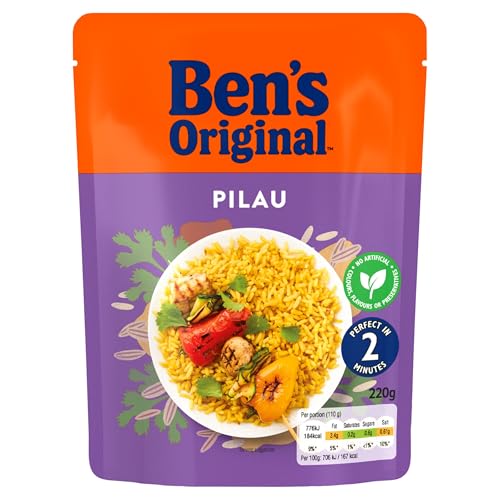 Ben's Original Pilau-Mikrowellenreis, Großpackung, 6 Beutel à 220 g 8