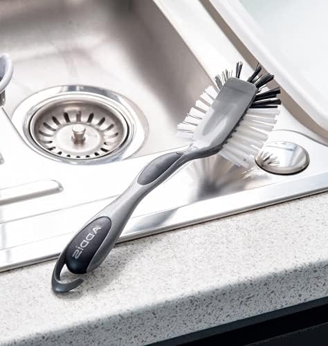 Addis Ultra Grip Jumbo Dish Brush - Metallic Silver 4