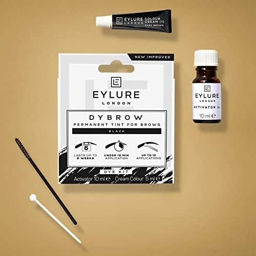 Eylure - DYBROW Eyebrow Dye Kit (Black, 5ml Dye Cream + 10ml Activator)