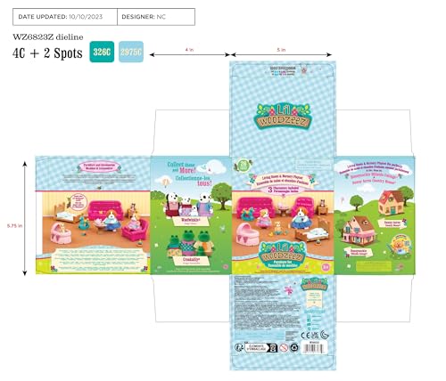 Li'l Woodzeez Living Room & Nursery Playset with 3 Figurines - WZ6823Z 5