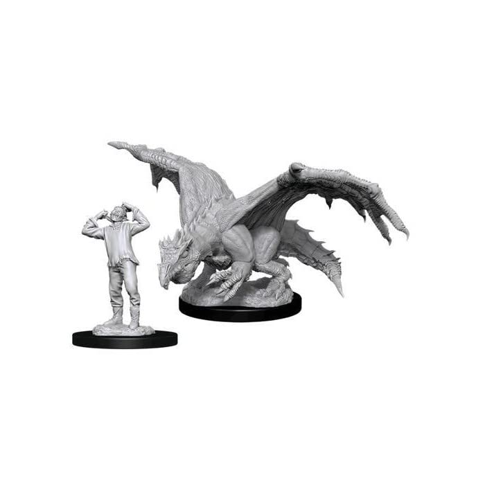 Dungeons & Dragons WizKids Miniature Figure - Primed Dragon Model | Plastic | Multicoloured 3
