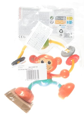Infantino Stick and Spin High Chair Pal - Twisting Activity Toy for 6 Months+ 7