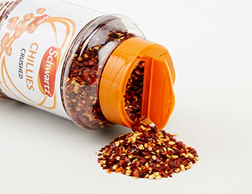 Schwartz Crushed Chili Flakes, Rot und Weiß, 260g