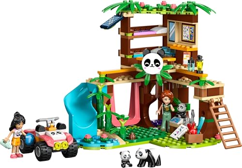 LEGO Friends Panda Sanctuary Animal Care Playset with Tree House, Quad Bike, 2 Mini Dolls & 3 Panda Figures - 243 Pieces 9