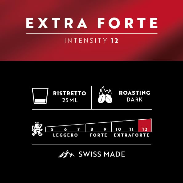 Café Royal Extraforte - 100 Nespresso Compatible Capsules | 100% Arabica | Strength 11/10