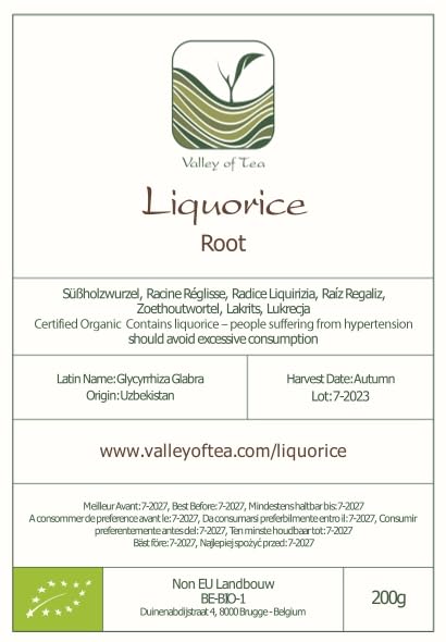 Valley of Tea - Organic Licorice Root Herbal Tea (200g) 3