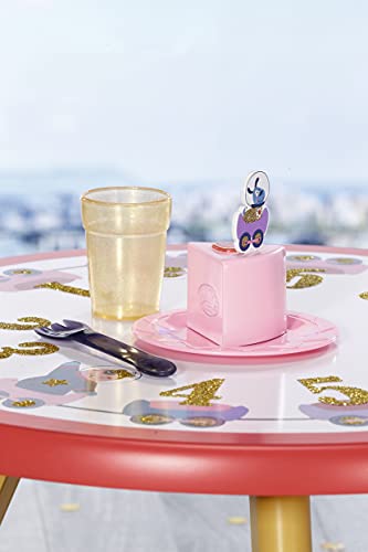 BABY Born Happy Birthday Party Table Playset - Interactive Musical Cake & Doll Accessories (6 Months+) 15