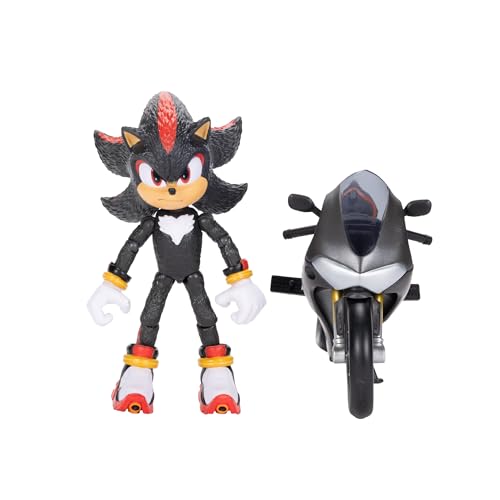 Jamakie Sonic 3 Movie 5" Action Figure with Motorcycle Vehicle 11
