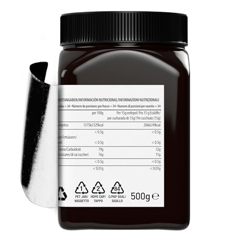 Pure Gold Manuka Honey 525+ MGO Certified - 500g Raw & Unpasteurised - New Zealand Ethically Sourced 4