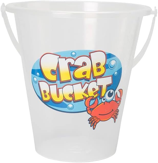 Yello, Transparent Extra Large Clear, Beach Bucket for Crabs and Small Wildlife