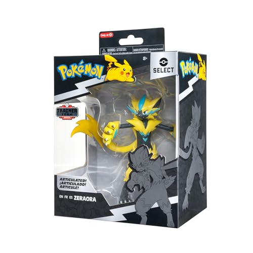 Pokémon Select Zeraora - 6-Inch Super-Articulated Action Figure with Posing Stand 10