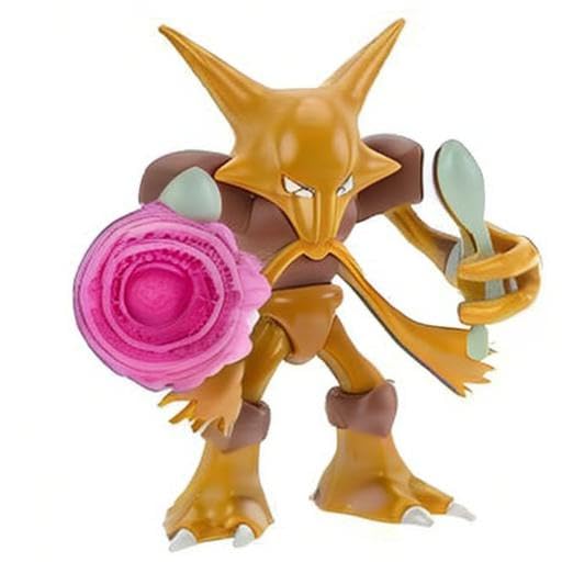 Pokémon Alakazam 4.5" Battle Figure - Dynamic Articulation, Simsala Color 14