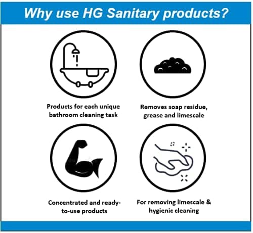 HG Super Powerful Toilet Cleaner Gel - 500ml Bathroom Descaler for Limescale & Stains 3