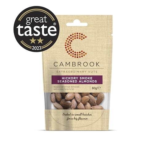 Cambrook Hickory Smoke Flavour Almonds 80g (Pack of 9) 4