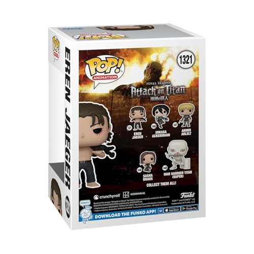Funko Pop! Animation Attack on Titan - Eren Jaeger Vinyl Figure (67926)