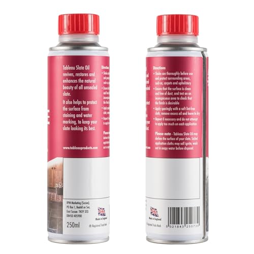 Tableau - Slate Oil 250ml Rejuvenating Treatment for Unsealed Slate Surfaces 4