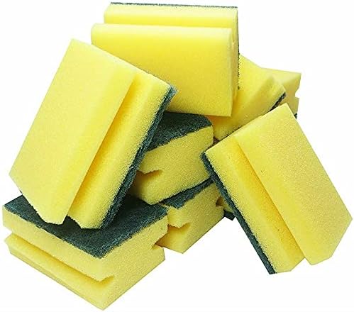 HomeSmith 8 Packs Heavy Duty Scrub Sponge, Dual-Sided Dishwashing & Cleaning Sponge