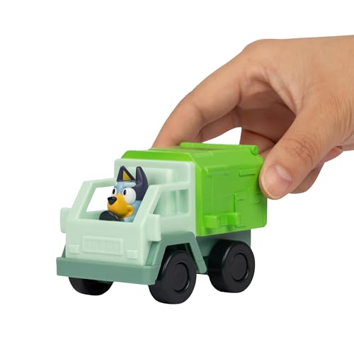 Bluey Mini Racers - 4 Collectible Vehicles with Free-Rolling Wheels for Preschoolers 5
