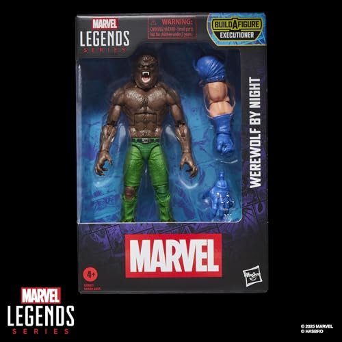 Hasbro Marvel Legends Werewolf By Night Action Figure - 15-cm Scale | Comics-Inspired | 2 Build-A-Figure Parts