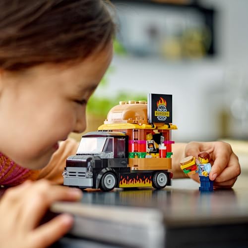 LEGO City Burger Van Toy - Food Truck Playset for 5+ Year Olds 11