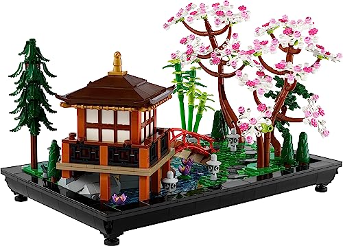 LEGO 10315 Icons Tranquil Garden - Botanical Zen Garden Building Kit for Adults 10