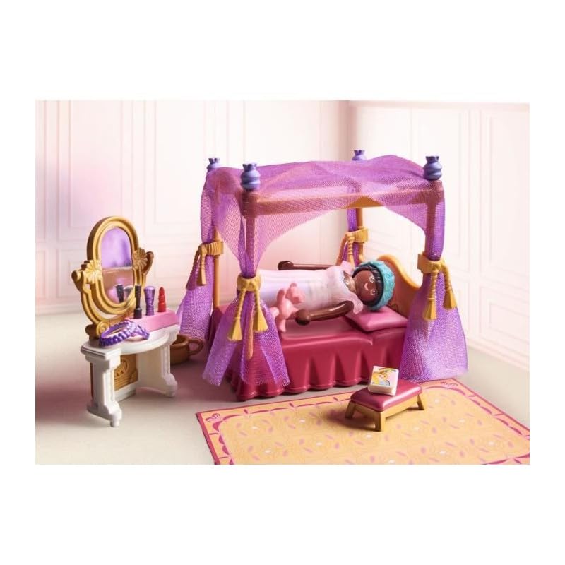 Playmobil Princess Magic Bedroom with Dressing Room - Playset for Ages 4-10