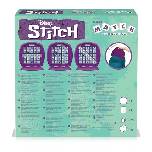 Top Trumps Match Game - Stitch Theme | Match Five in a Row | Portable Travel Game 3