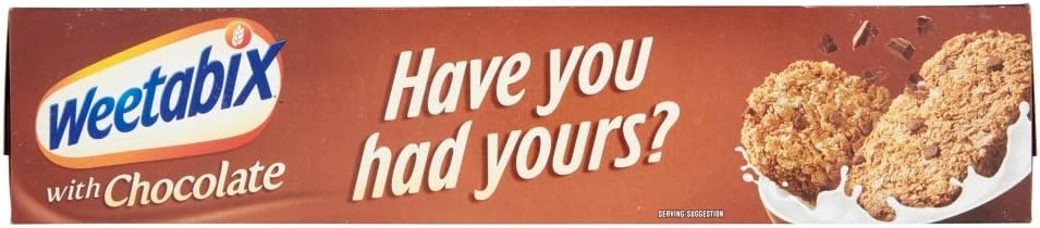 Weetabix Chocolate Cereal Biscuits, 450g (24 Count) - High Fibre Breakfast Biscuits with Wholegrain Wheat 3