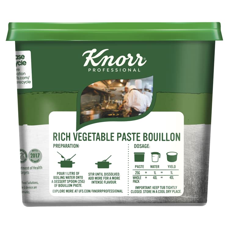 Knorr Gluten Free Rich Vegetable Paste Bouillon, 1kg 5