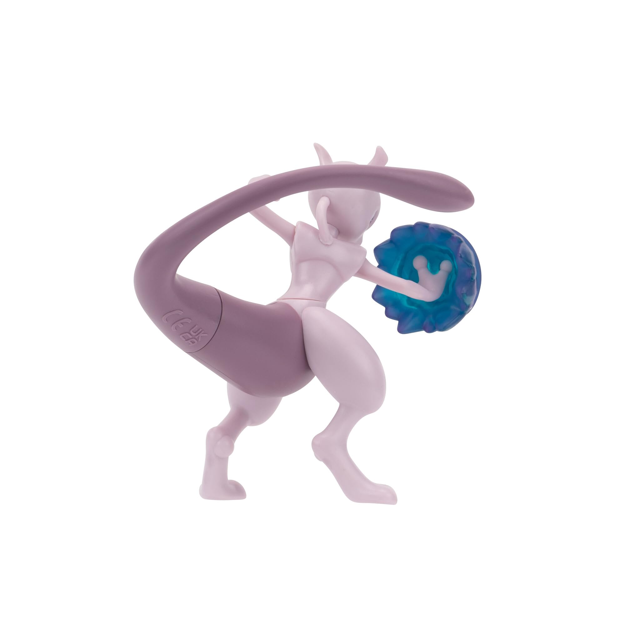 Pokémon Mewtwo Battle Feature Action Figure - 4.5-Inch, 7 Points of Articulation | Psychic Blast Attack 3